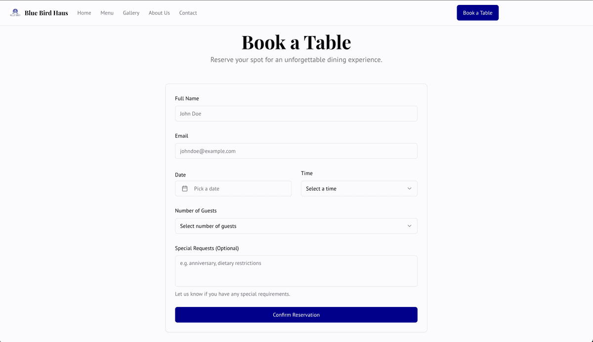 Booking System